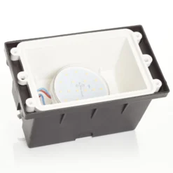 LED-Einbaulampe Leti 200-HS schwarz opal CCT