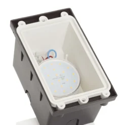 LED-Einbaulampe Leti 200-VP schwarz 3W CCT