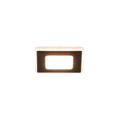 LED-Einbaulampe Nimbus IP44 8,5x8,5cm 830 schwarz