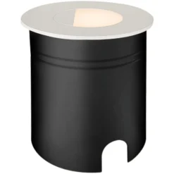 LED-Einbauleuchte Aspen mit Diffusor, rund, weiß