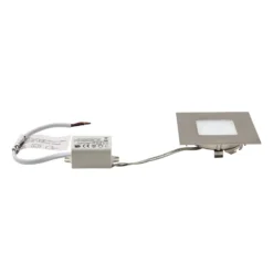 LED Einbauleuchte für Einbaudosen, silber