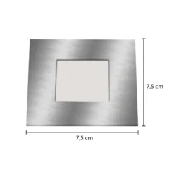 LED Einbauleuchte für Einbaudosen, silber