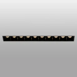 LED-Einbauleuchte Troop Trimless, 10-flammig