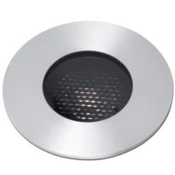 LED-Einbauspot Grund, nickelfarben, Ø 9 cm, Alu/Edelstahl
