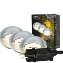LED-Einbauspot 3922034, IP65, 12 V, 3er-Starterset, Ø 3,5 cm