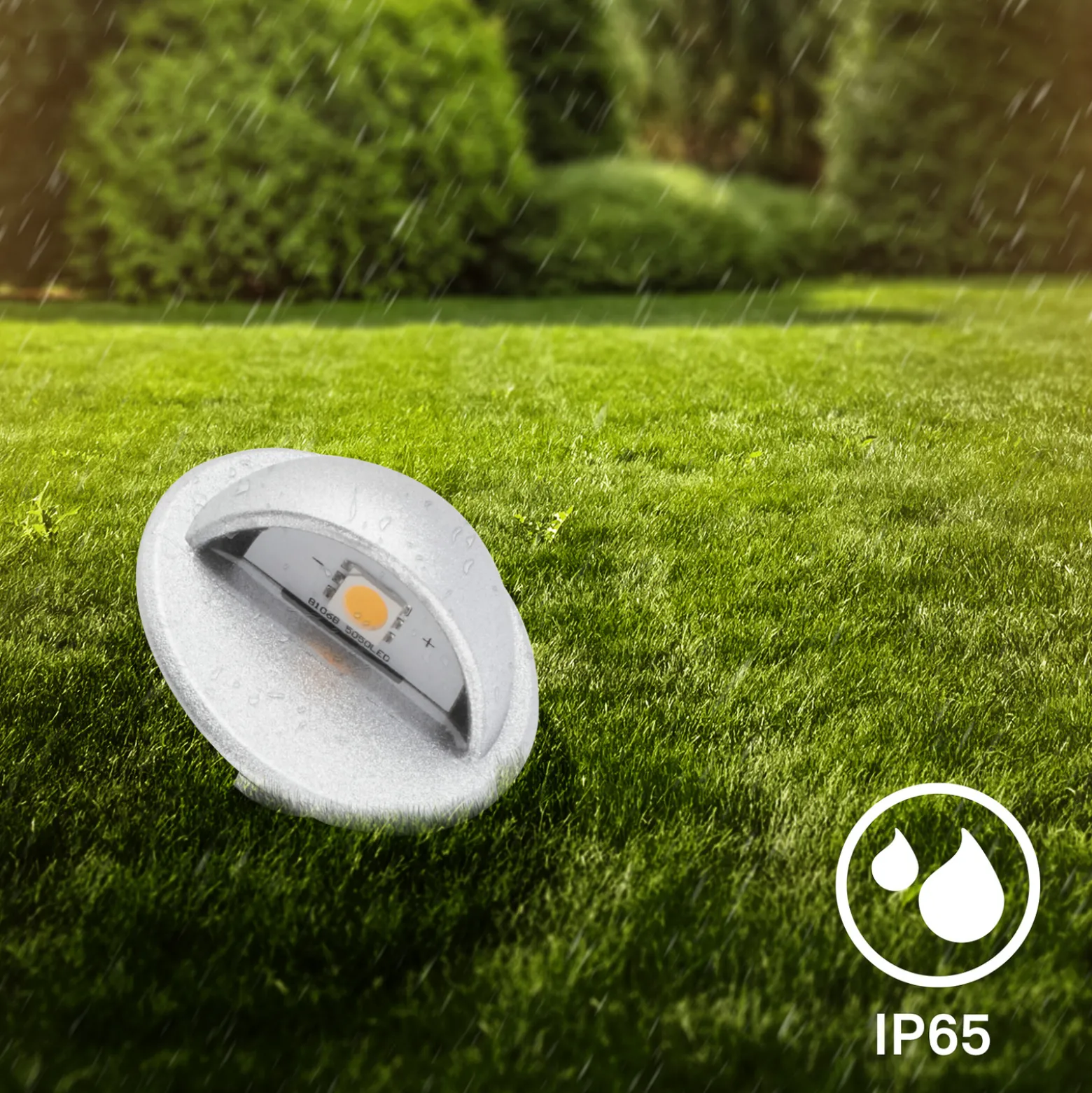 LED-Einbauspot 3922034, IP65, 12 V, 3er-Starterset, Ø 3,5 cm
