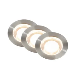 LED-Einbauspot 3915032 IP67 12V 3x-Ergänzung 4,5cm Edelstahl