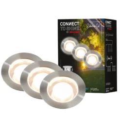 LED-Einbauspot 3913032 IP67 12V 3x-Erweiterung 3cm Edelstahl