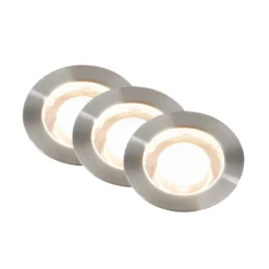 LED-Einbauspot 3913032 IP67 12V 3x-Erweiterung 3cm Edelstahl