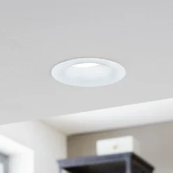 LED-Einbauspot Saliceto rund starr 2.700K weiß