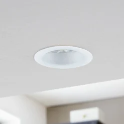 LED-Einbauspot Saliceto rund starr 2.700K weiß