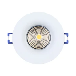 LED-Einbauspot Saliceto rund starr 2.700K weiß