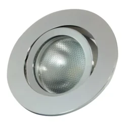 LED-Einbaustrahler Decoclic GU10/GU5.3, rund, silber