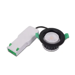 LED-Einbaustrahler Eco R 68, chrom, Ø 9 cm, Metall, IP65 CCT