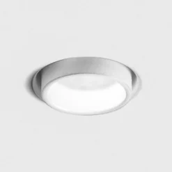 LED-Einbaustrahler Rhodia, weiß, Gips, Ø 10 cm