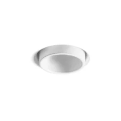 LED-Einbaustrahler Rhodia, weiß, Gips, Ø 10 cm