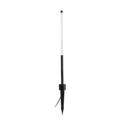 LED-Erdspießlampe Bambou 1068, schwarz, Alu/Glas, Höhe 80 cm