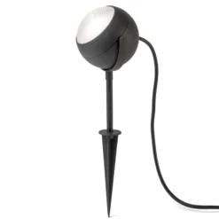 LED-Erdspießleuchte Lecce, schwarz