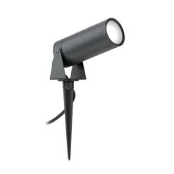 LED-Erdspießstrahler 5131, schwarz, Alu, Glas, Schukostecker
