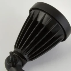 LED-Erdspießstrahler Spikey, schwarz, Metall, 25 cm, IP54