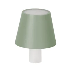 LED-Flaschenlampe Fiocco, salbeigrün, CCT, IP54, dimmbar