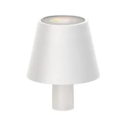 LED-Flaschenlampe Fiocco, sandweiß, RGBW, IP54, dimmbar