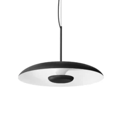 LED-Hängelampe Basin_P, schwarz, Metall, Ø 49 cm, IP40
