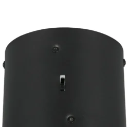 LED-Hängelampe Keaton, schwarz/goldfarben, Ø 40 cm, CCT