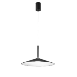 LED-Hängelampe Khan, schwarz, Ø 48 cm, Metall, CCT