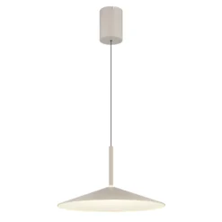 LED-Hängelampe Lampone, sandfarben Ø 47 cm Metall, Soft-Lift