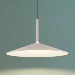 LED-Hängelampe Lampone, sandfarben Ø 47 cm Metall, Soft-Lift