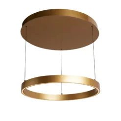 LED-Hängelampe Layla, gold, Ø 64 cm CCT, höhenverstellbar