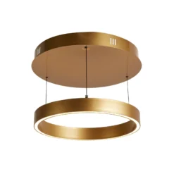 LED-Hängelampe Layla, gold, Ø 44 cm CCT, höhenverstellbar