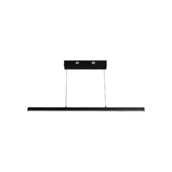 LED-Hängelampe Layla, linear, schwarz, höhenverstellbar, CCT