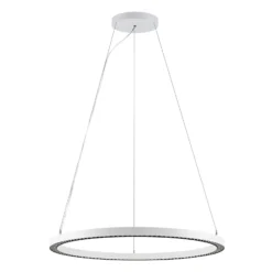 LED-Hängelampe PERFORA PRO L, Ø 91 cm, weiß DALI up/down CCT