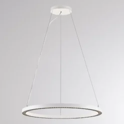 LED-Hängelampe PERFORA PRO L, Ø 91 cm, weiß DALI up/down CCT