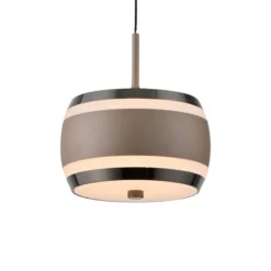 LED-Hängelampe PURE Falling Rings, bronze Ø 13 cm, CCT