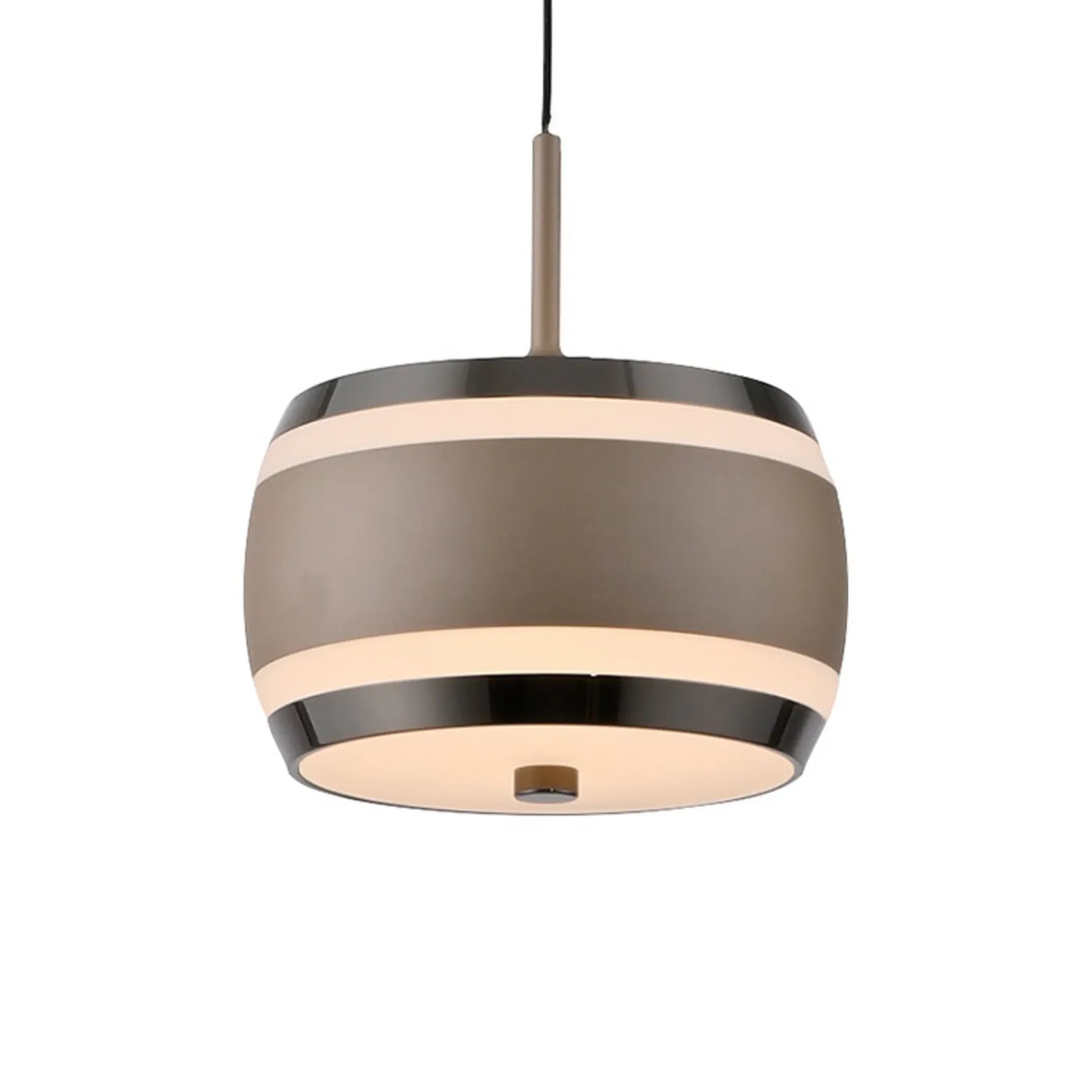 LED-Hängelampe PURE Falling Rings, bronze Ø 13 cm, CCT