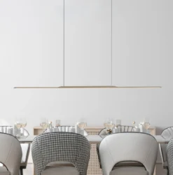 LED-Hängelampe PURE Surface, bronze 125 cm Aluminium 3.000 K