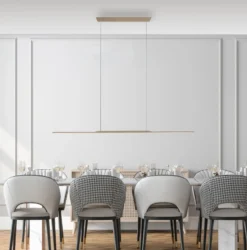 LED-Hängelampe PURE Surface, bronze 125 cm Aluminium 3.000 K