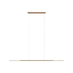 LED-Hängelampe PURE Surface, bronze 125 cm Aluminium 3.000 K