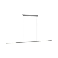 LED-Hängelampe PURE Surface, grau, 160 cm, Aluminium 3.000 K