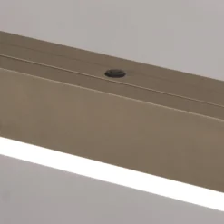 LED-Hängelampe Vayana, greige, Länge 189 cm, CCT Touchdimmer
