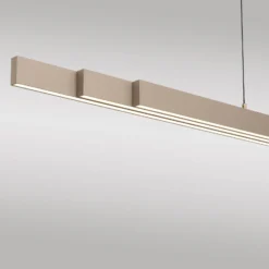 LED-Hängeleuchte ADRIANA, bronze, Länge 179 cm, Touchdimmer