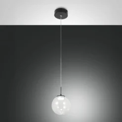 LED-Hängeleuchte Ariel, 1-flammig, Ø 15cm, Glas, Dimmer, CCT