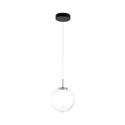 LED-Hängeleuchte Ariel, 1-flammig, Ø 25cm, Glas, Dimmer, CCT