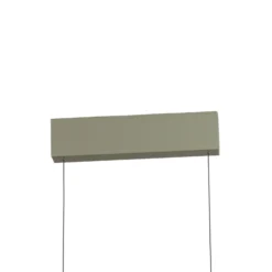 LED-Hängeleuchte BAR, olivgrün, Länge 150 cm, Metall, 32 W