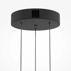 LED-Hängeleuchte Bassa, olivgrün, Ø 45 cm, Glas, dimmbar