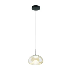 LED-Hängeleuchte Brena, cognac, 1-flammig, dimmbar, CCT