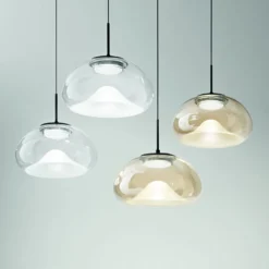 LED-Hängeleuchte Brena, cognac, 1-flammig, dimmbar, CCT
